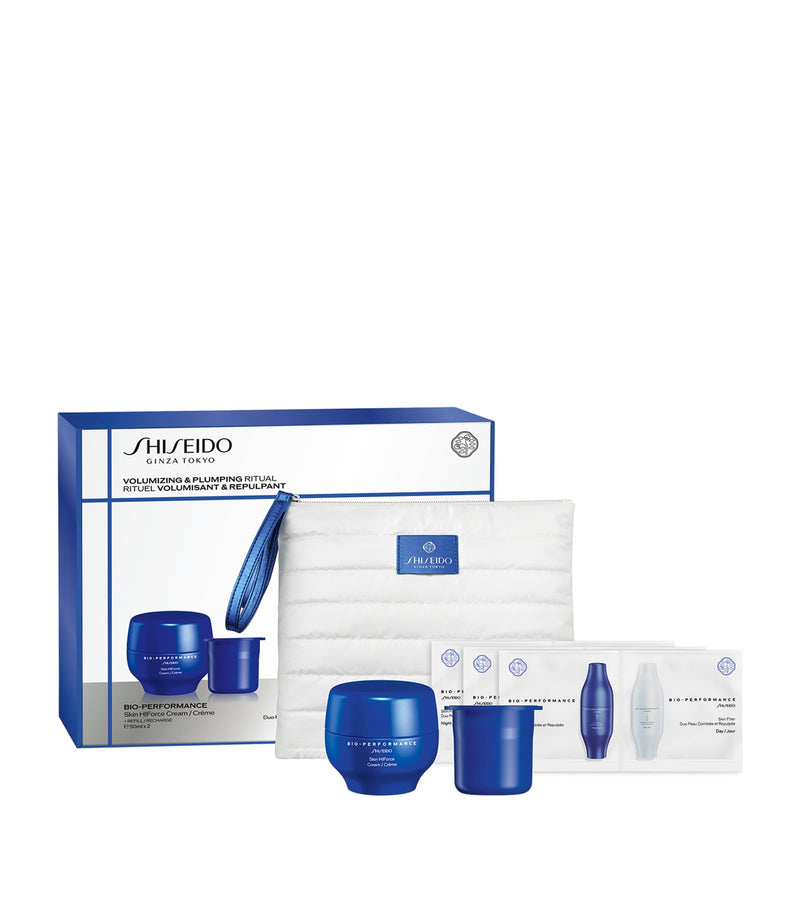 Shiseido volumizing and plumping skincare gift set (British brand)