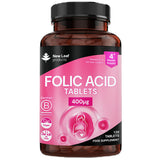 Superdrug New Leaf Folic Acid 400mcg High Strength Pregnancy Tablets- Buy online at McGrocer
