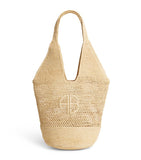 ANINE BING raffia Leah shopper bag, large size, UK version