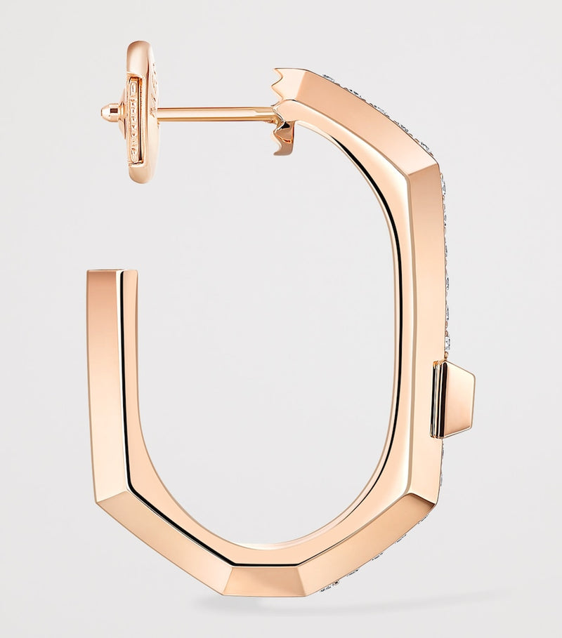 Messika Modernist small single hoop earring 0.10ct diamonds (British brand)