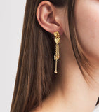 Chloé Mini Paddington drop earrings, imported from the UK