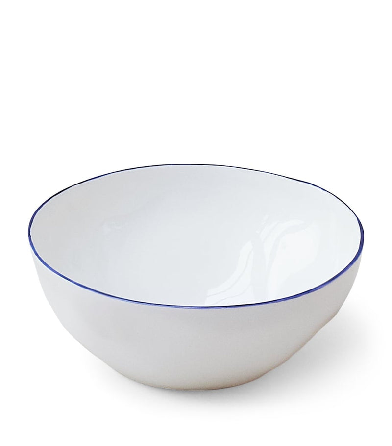 Feldspar cobalt ice cream bowls set of 4 13cm - British product