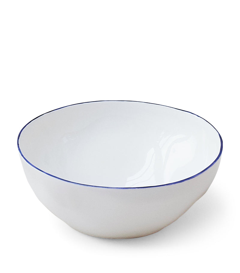 Feldspar cobalt ice cream bowls set of 4 13cm - British product