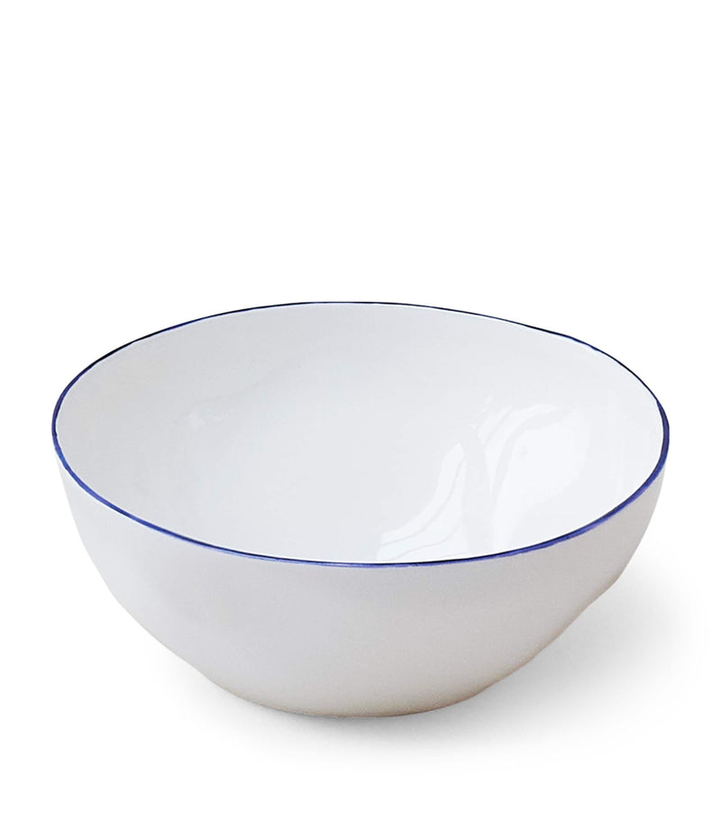 Feldspar cobalt ice cream bowls set of 4 13cm - British product