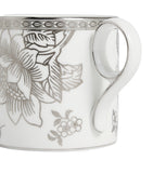 Wedgwood Silver Tonquin bone china mug (British brand)