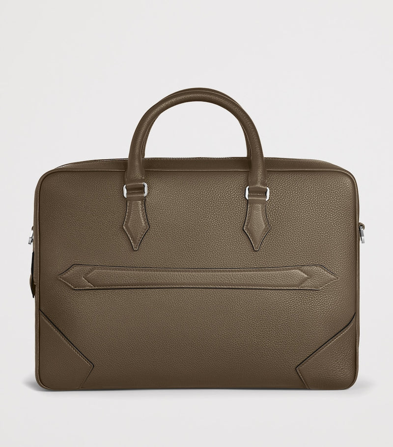 Montblanc medium grained leather document case - British product