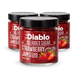 Holland & Barrett Diablo No Added Sugar Strawberry Jam 230g Pack of 3- Buy online at McGrocer