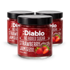 Diablo strawberry jam no added sugar 230g 3-pack, imported from the UK