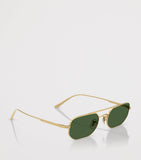 Oliver Peoples steel 1989C rectangle sunglasses (British brand)