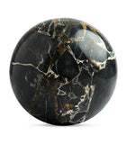 Marchanta Portoro Gold Marble Bola Sculpture 9cm diameter, imported from the UK