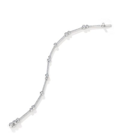 Harrods Boodles Platinum and Diamond Waterfall Bracelet- Buy online at McGrocer