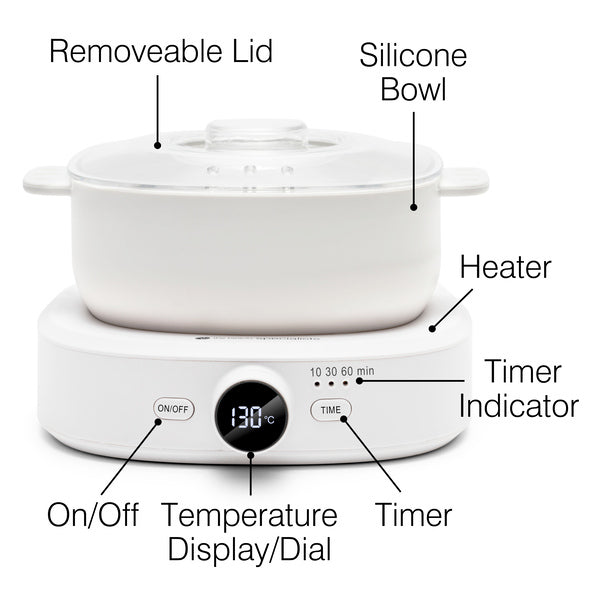 Rio Go Smooth Hair Removal Wax Heater, imported from the UK