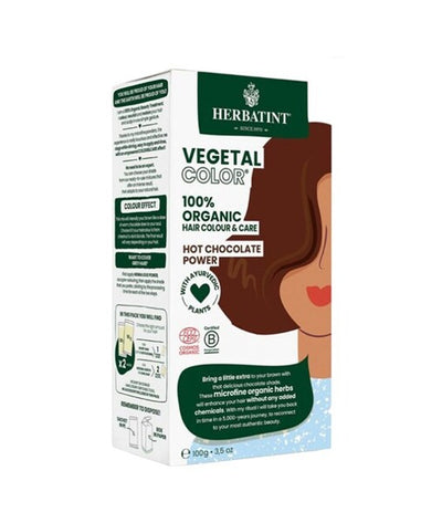 Superdrug Herbatint Vegetal Organic Hair Color Powder Hot Chocolate- Buy online at McGrocer
