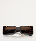 Dolce&Gabbana acetate rectangle sunglasses dark grey lenses, UK version