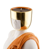GINORI 1735 porcelain candle holder set with 18 scented candles 3.9kg - British product