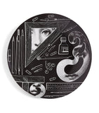 Fornasetti Tema e Variazioni No. 334 wall plate 26cm - British product