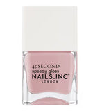 Superdrug Nails.INC 45 Second Speedy Nail Polish Kings Cross Keeps Cool Pink 14ml- Buy online at McGrocer