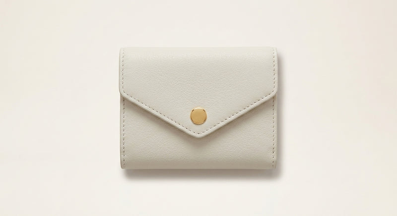 Mulberry leather folded multi-card wallet, imported from the UK