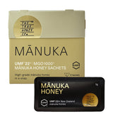 Harrods The True Honey Co UMF 22+ / 1000+ MGO Manuka Honey Sachets (12 x 5g)- Buy online at McGrocer
