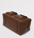 Max Mara large leather Boston bowler bag with M-shaped sides, UK version
