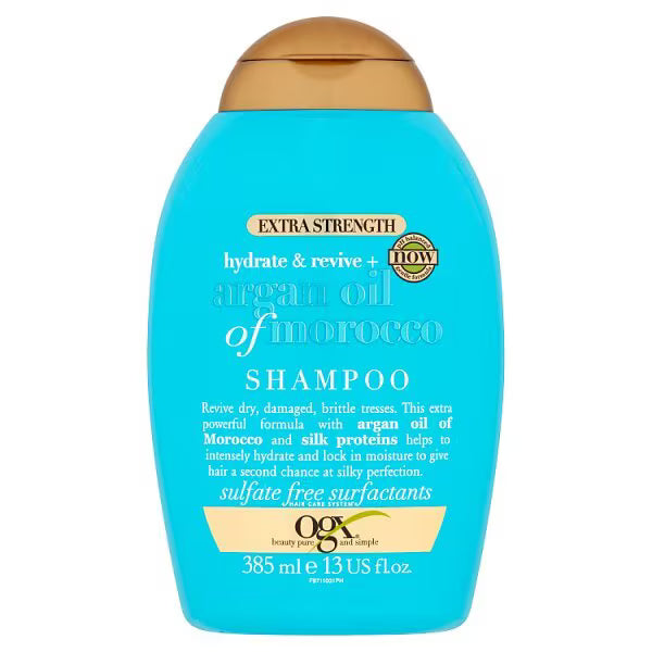 OGX Argan Oil Shampoo 385ml, imported from the UK