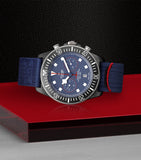 TUDOR Pelagos FXD chronograph watch carbon composite 43mm (British brand)