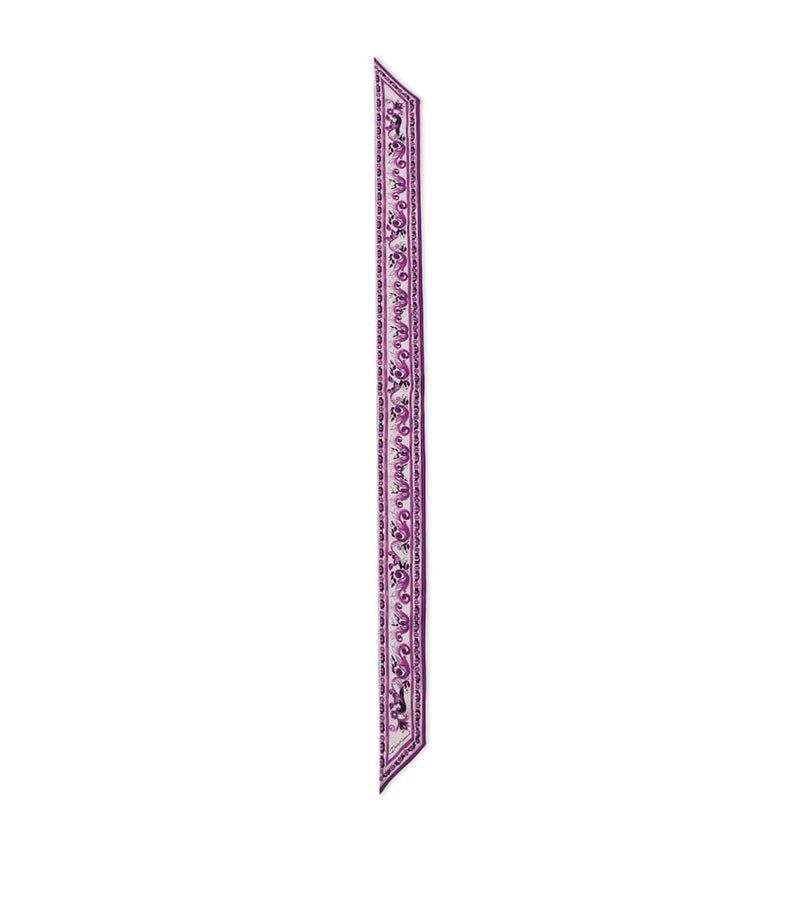 Dolce&Gabbana Majolica print silk scarf 6x100cm - British product
