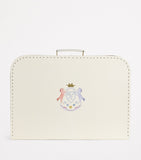 Marie-Chantal Crest Collection breakfast suitcase set with fine bone china and cutlery - British product