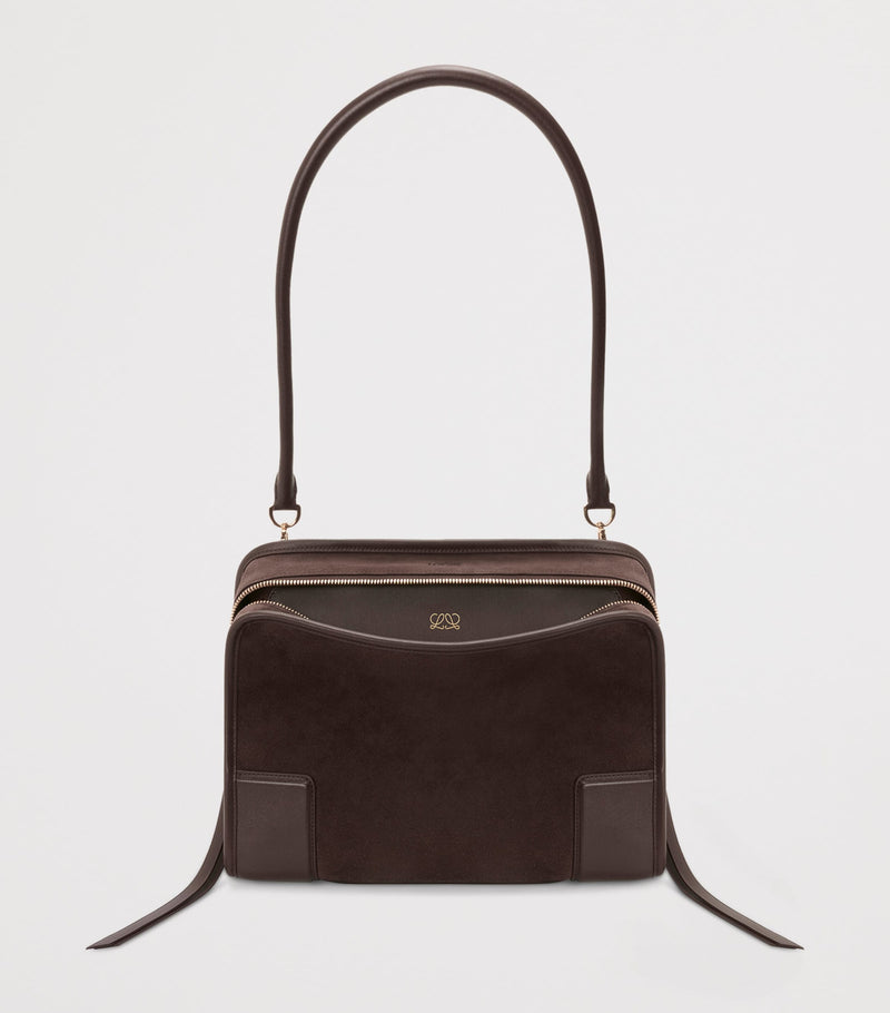 LOEWE Medium Suede Amazona 180 top-handle bag, UK version