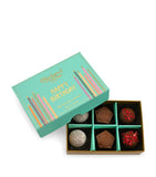 Charbonnel et Walker milk chocolate truffles Happy Birthday 74g, UK version