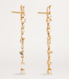 Suzanne Kalan yellow gold diamond Sparkler drop earrings, UK version