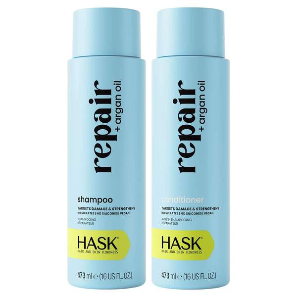 Hask Argan Oil Shampoo and Conditioner bundle 473ml - British product