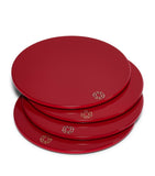 Set of four Baccarat Octogone coasters - British product