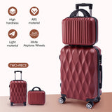 Livingandhome 2-piece hard shell suitcase set (British brand)
