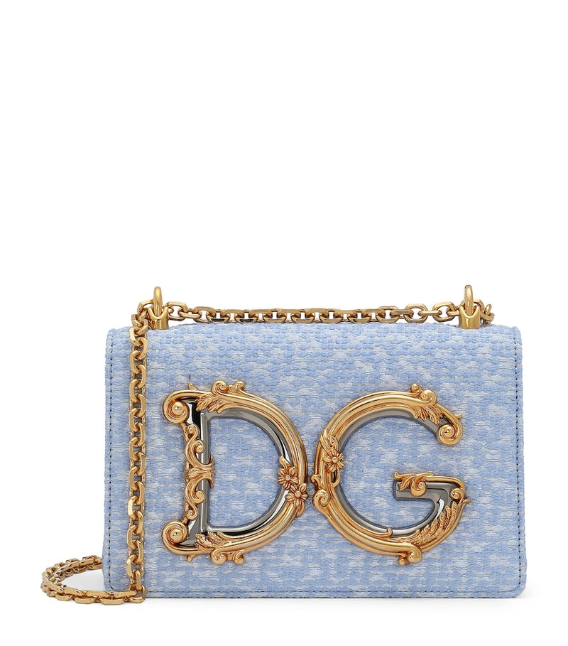 Dolce&Gabbana medium bouclé shoulder bag - British product