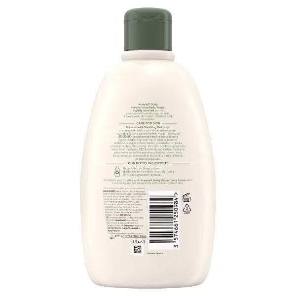 Aveeno daily moisturising body wash 500ml - British product