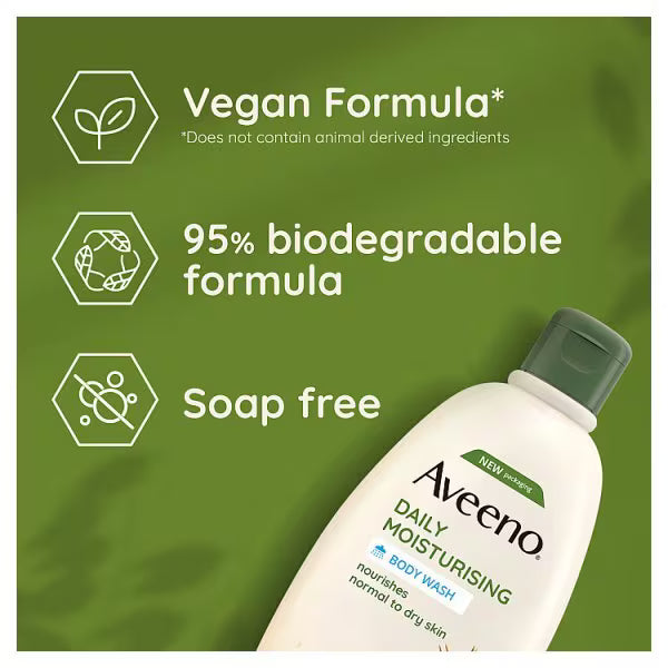 Aveeno daily moisturising body wash 500ml - British product