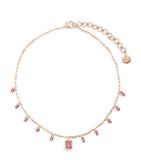 SHAY rose gold sapphire illusion choker - British product