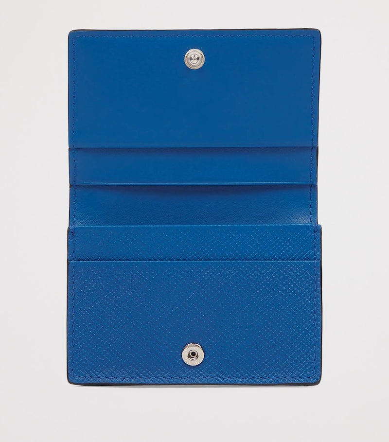 Smythson Panama leather card holder, UK version