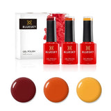 Bluesky Gel Nail Polish Trio Burnt Sunset 5ml - British product