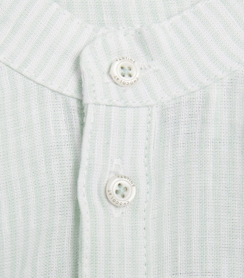 Tartine et Chocolat linen-cotton stripe shirt for children 3 months to 4 years (British brand)