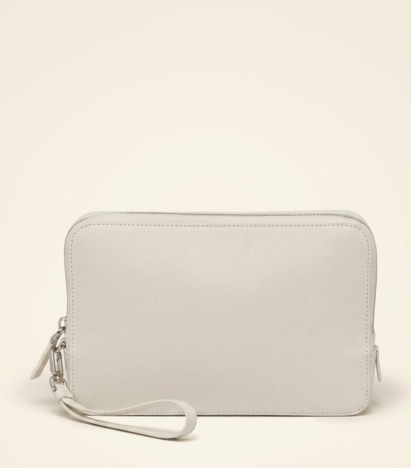 Prada Saffiano leather pouch with wrist strap, UK version