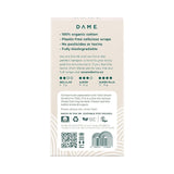 DAME Super Plus Cotton Tampons 16 Pack