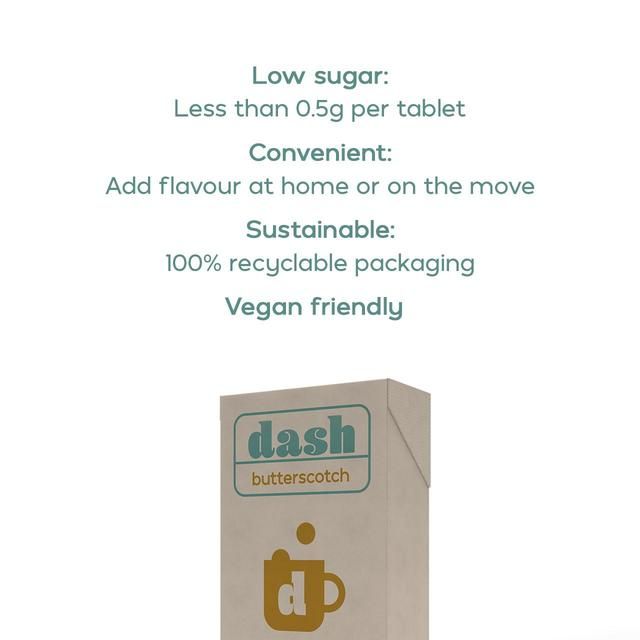 Dash Low Sugar Butterscotch Flavouring Tablets 30 per pack