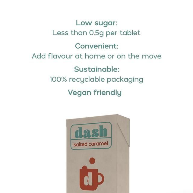 Dash Low Sugar Salted Caramel Flavouring Tablets 30 per pack