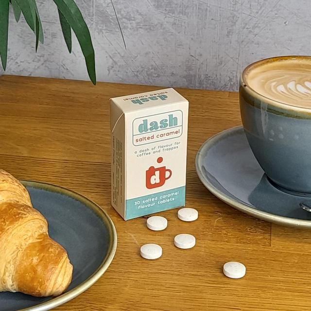 Dash Low Sugar Salted Caramel Flavouring Tablets 30 per pack