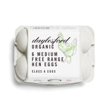 Daylesford Organic Free Range Medium Eggs 6 per pack