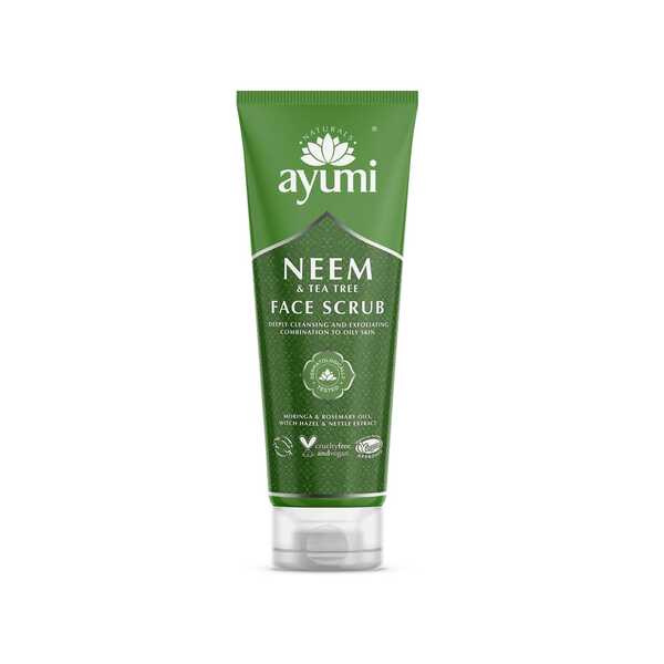 Ayumi Neem and Tea Tree Face Scrub 125ml - British product