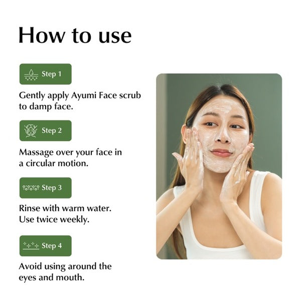 Ayumi Neem and Tea Tree Face Scrub 125ml - British product