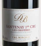 Borgeot Santenay Premier Cru Les Gravières Pinot Noir 2022 red wine 75cl, UK version